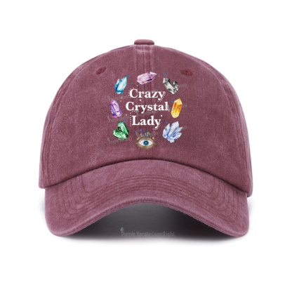 Purplehecate Crazy Crystal Lady Baseball Cap