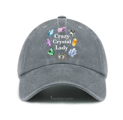Purplehecate Crazy Crystal Lady Baseball Cap