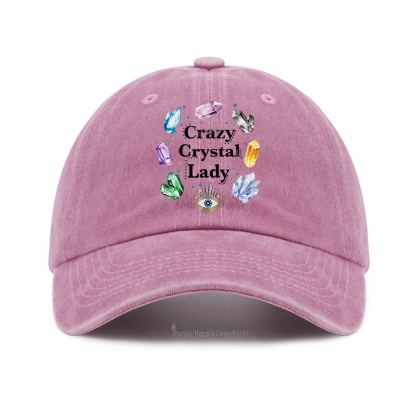 Purplehecate Crazy Crystal Lady Baseball Cap