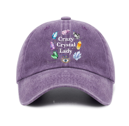 Purplehecate Crazy Crystal Lady Baseball Cap