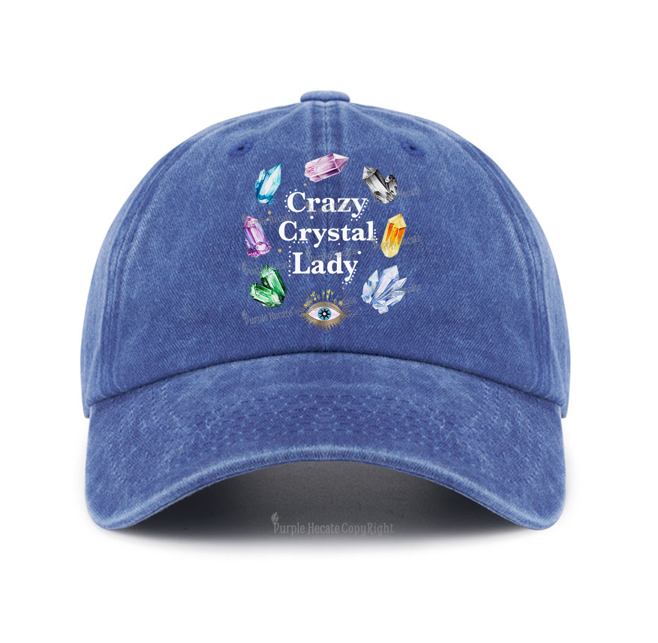 Purplehecate Crazy Crystal Lady Baseball Cap