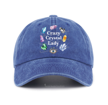 Purplehecate Crazy Crystal Lady Baseball Cap