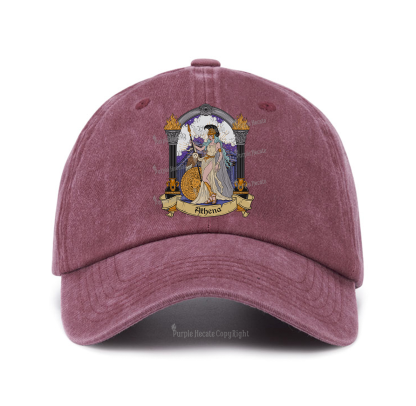 Purplehecate The Wise Goddess Athena Baseball Cap