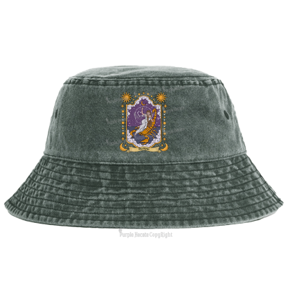 Purplehecate Scorpio Zodiac Bucket Hat