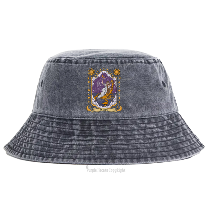 Purplehecate Scorpio Zodiac Bucket Hat
