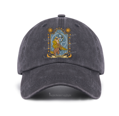 Purplehecate Sagittarius Zodiac Baseball Cap
