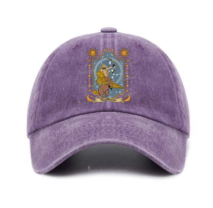 Purplehecate Sagittarius Zodiac Baseball Cap