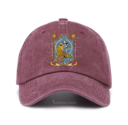 Purplehecate Sagittarius Zodiac Baseball Cap