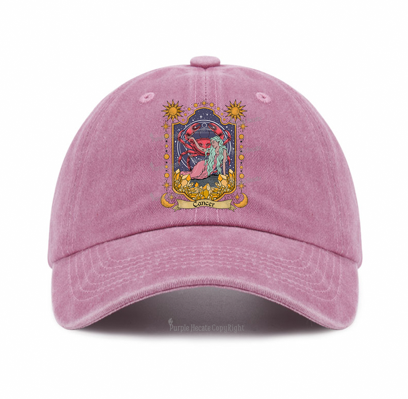 Purplehecate Cancer Zodiac Baseball Cap