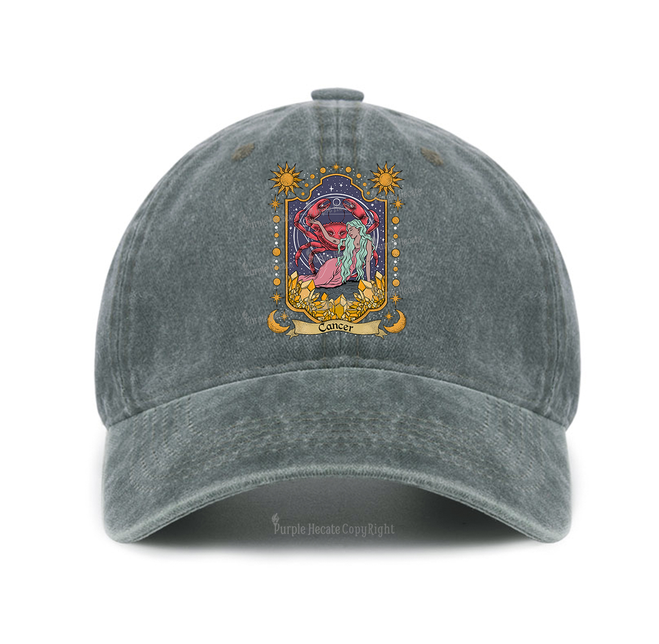 Purplehecate Cancer Zodiac Baseball Cap