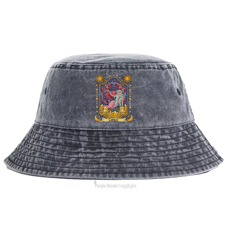 Purplehecate Cancer Zodiac Bucket Hat