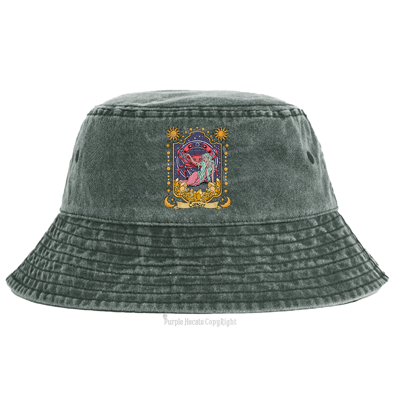 Purplehecate Cancer Zodiac Bucket Hat