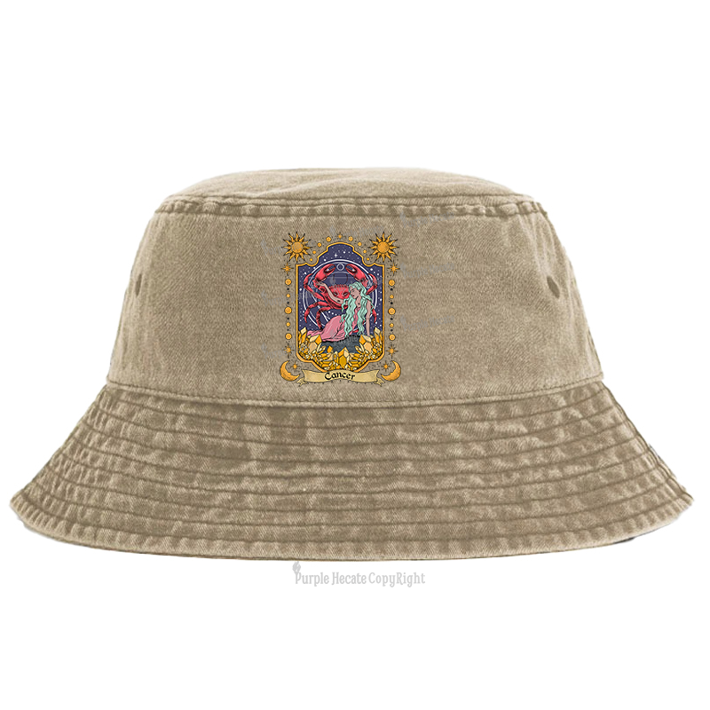 Purplehecate Cancer Zodiac Bucket Hat