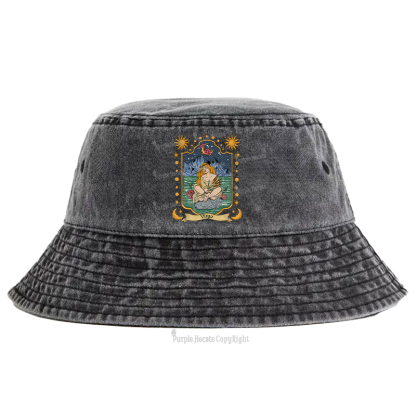 Purplehecate Virgo Zodiac Bucket Hat