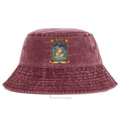 Purplehecate Virgo Zodiac Bucket Hat