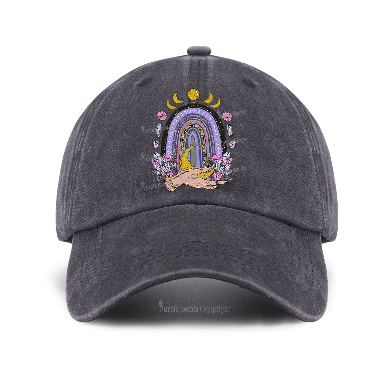 Purplehecate Magic Rainbow Baseball Cap