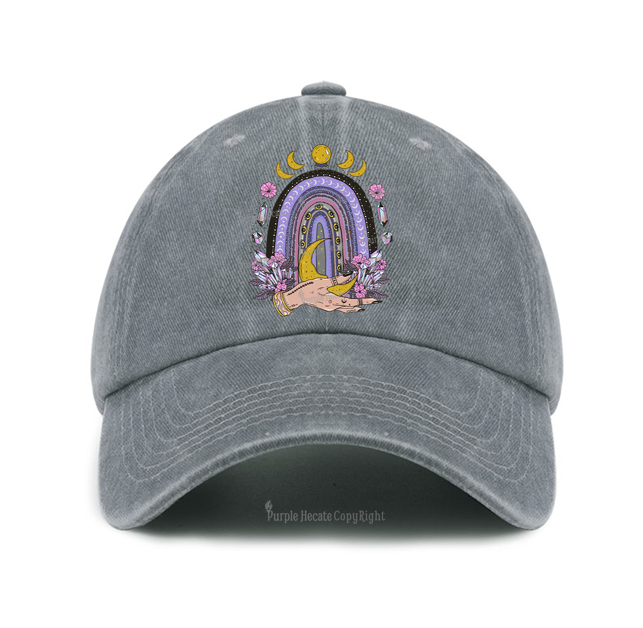 Purplehecate Magic Rainbow Baseball Cap
