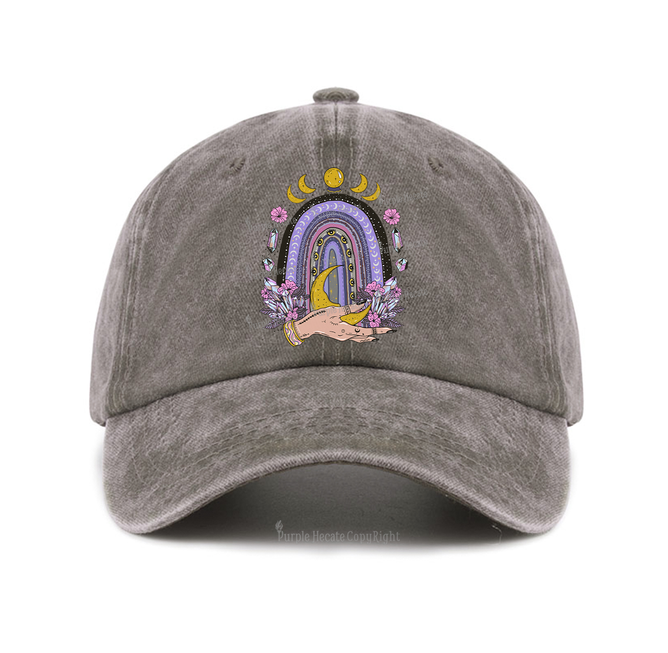 Purplehecate Magic Rainbow Baseball Cap
