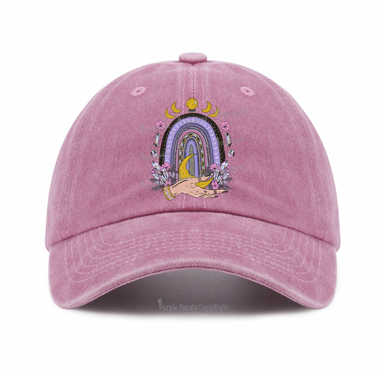 Purplehecate Magic Rainbow Baseball Cap