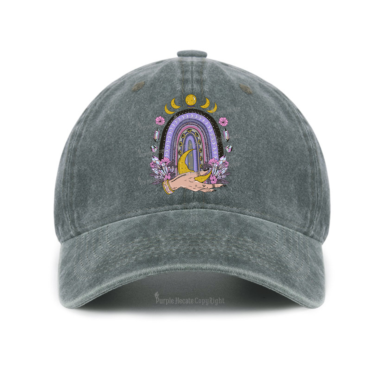 Purplehecate Magic Rainbow Baseball Cap