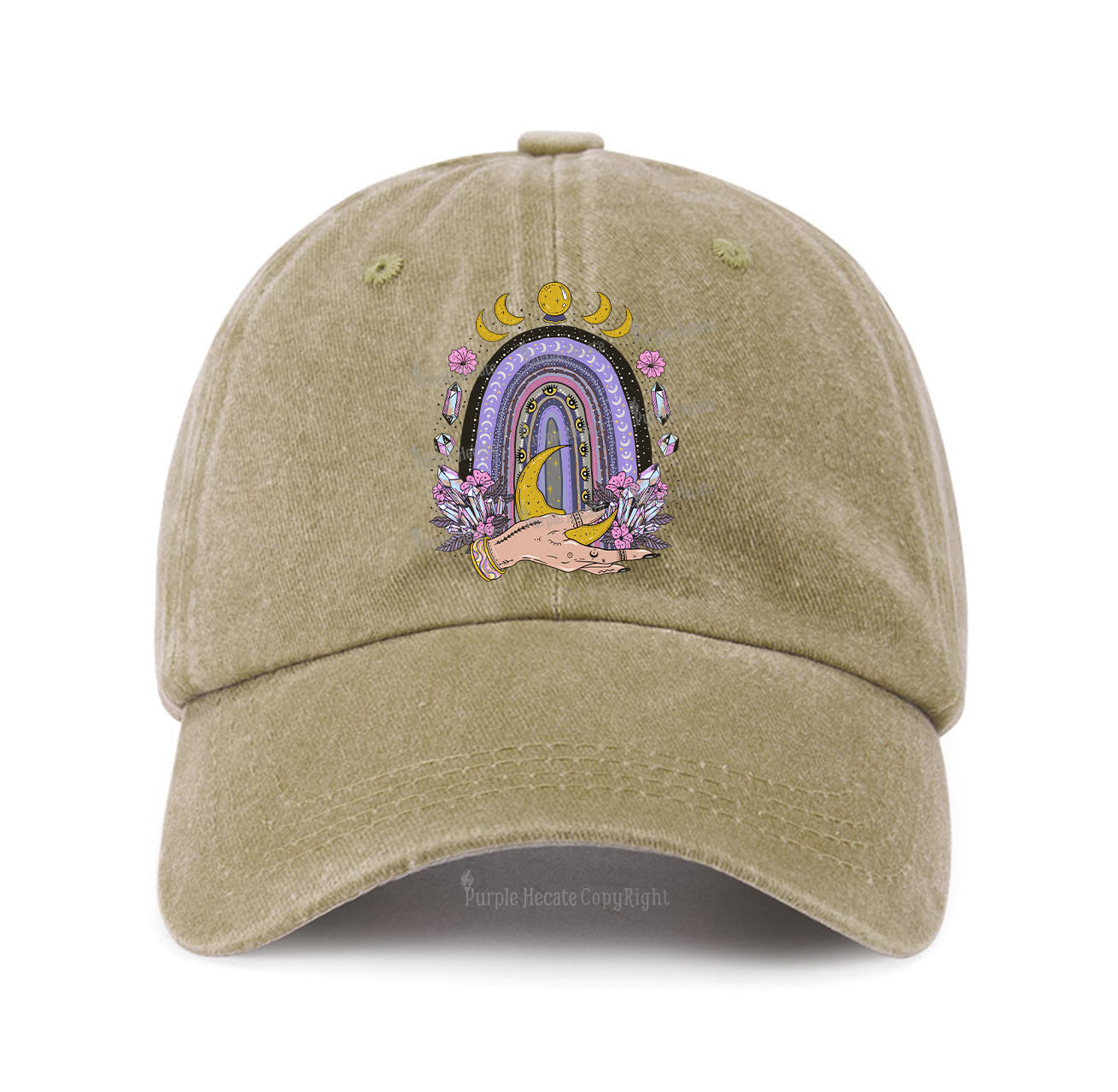 Purplehecate Magic Rainbow Baseball Cap