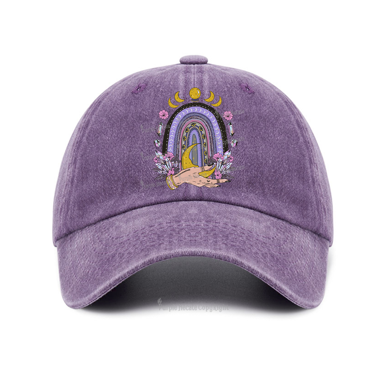 Purplehecate Magic Rainbow Baseball Cap