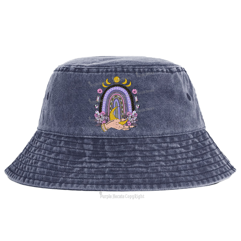 Purplehecate Magic Rainbow Bucket Hat