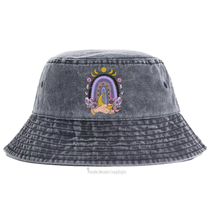 Purplehecate Magic Rainbow Bucket Hat