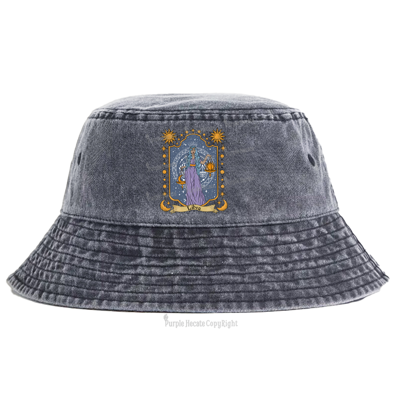 Purplehecate Libra Zodiac Bucket Hat
