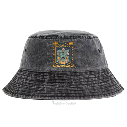 Purplehecate Gemini Zodiac Bucket Hat