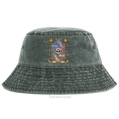Purplehecate Pisces Zodiac Bucket Hat