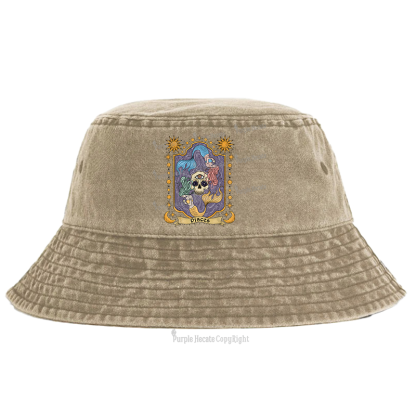 Purplehecate Pisces Zodiac Bucket Hat