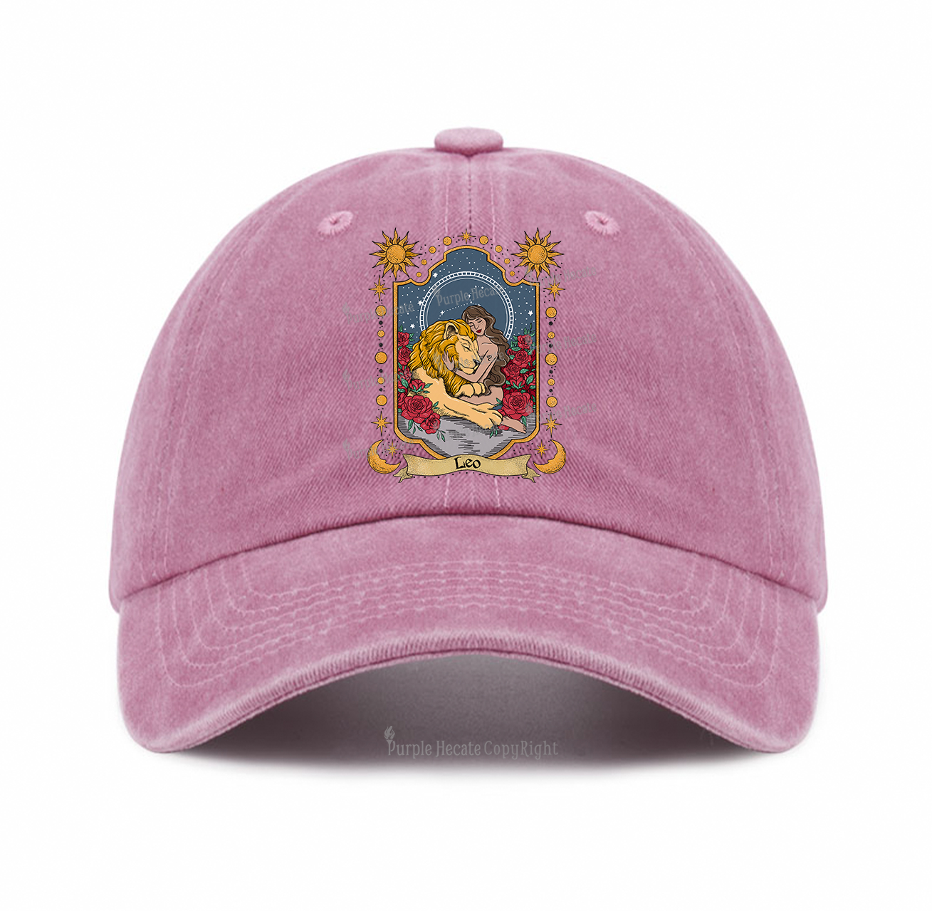 Purplehecate Leo Zodiac Baseball Cap