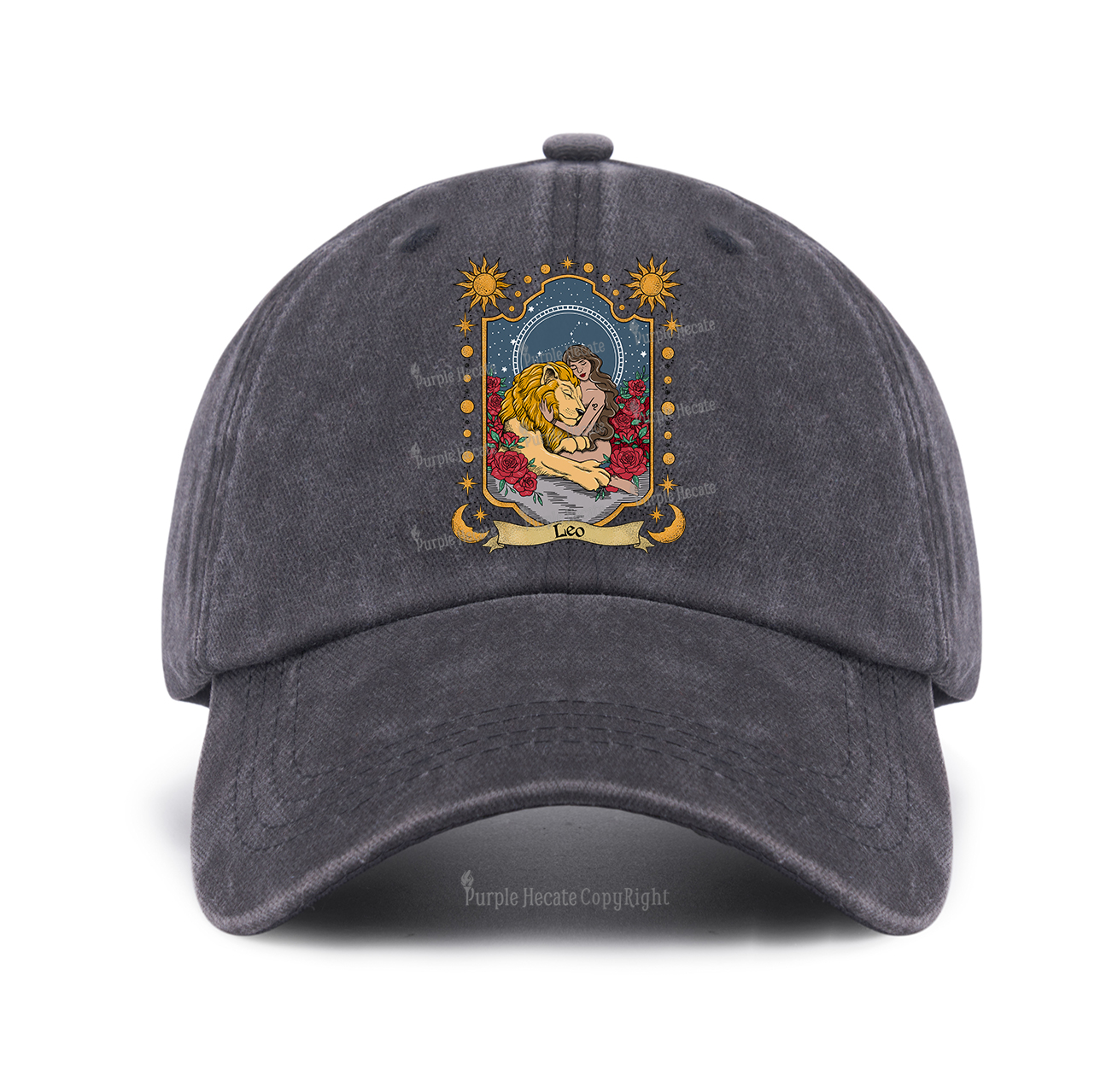 Purplehecate Leo Zodiac Baseball Cap