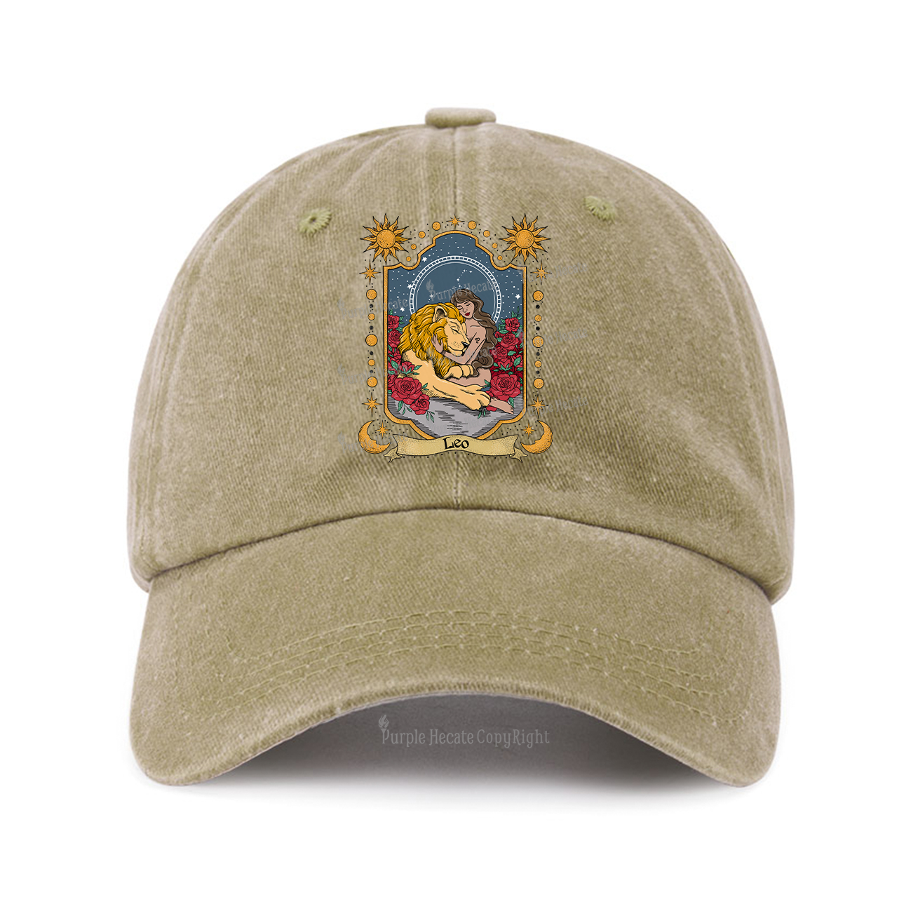 Purplehecate Leo Zodiac Baseball Cap