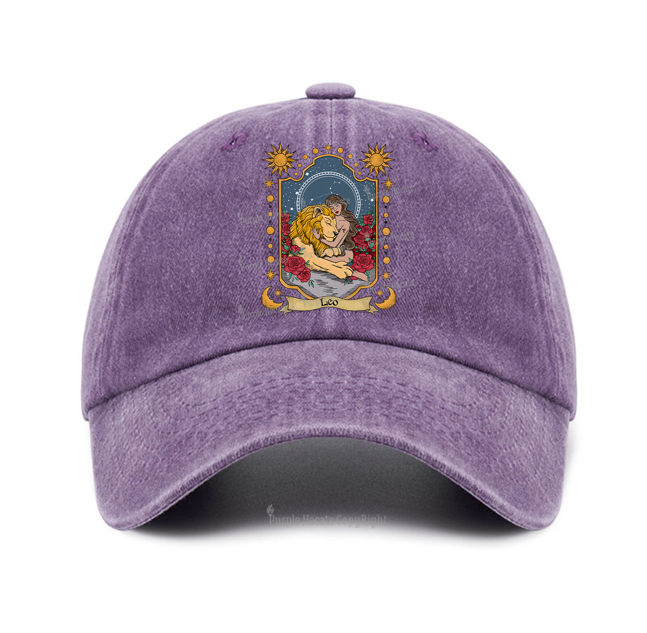 Purplehecate Leo Zodiac Baseball Cap