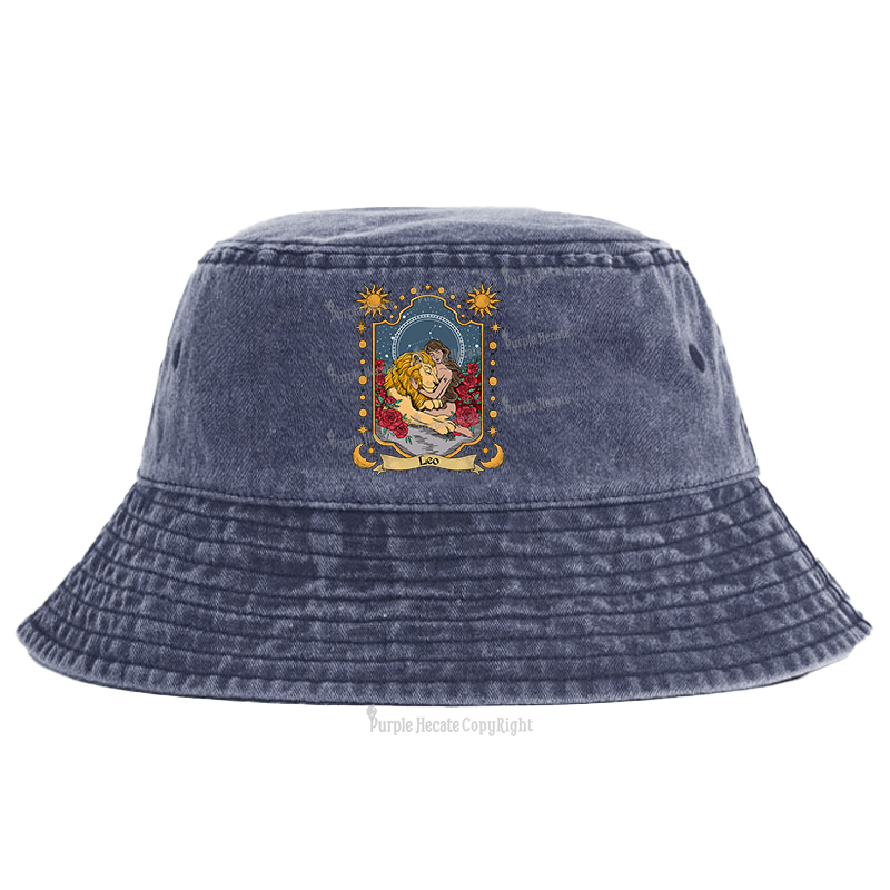 Purplehecate Leo Zodiac Bucket Hat