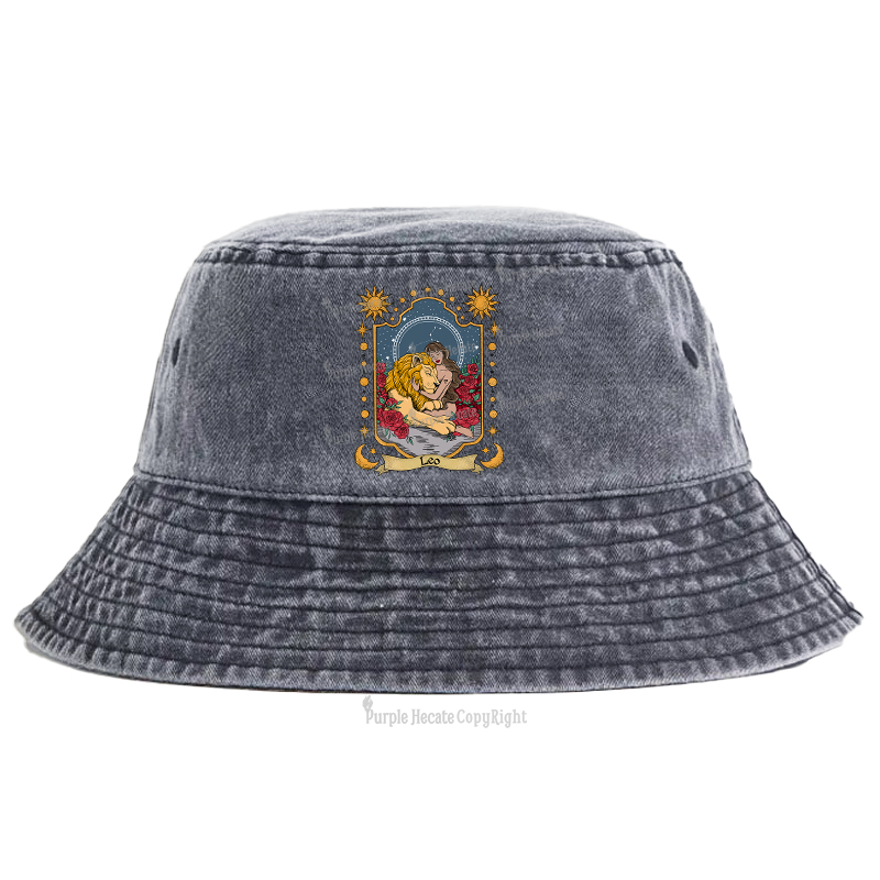 Purplehecate Leo Zodiac Bucket Hat