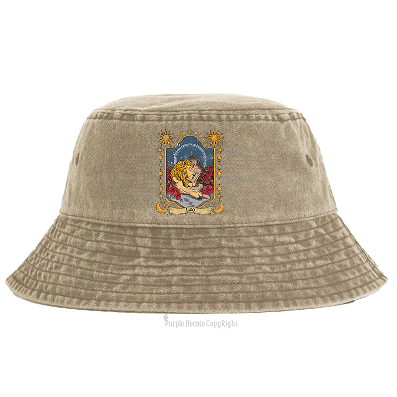 Purplehecate Leo Zodiac Bucket Hat