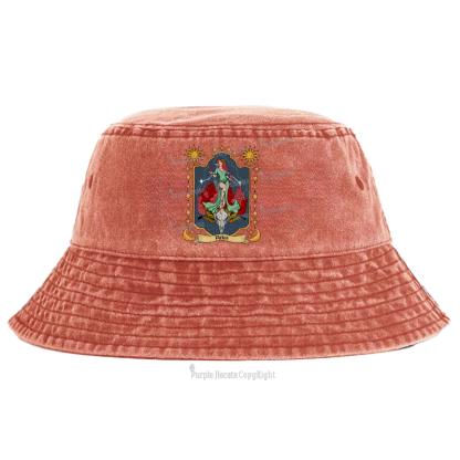 Purplehecate Aries Zodiac Bucket Hat