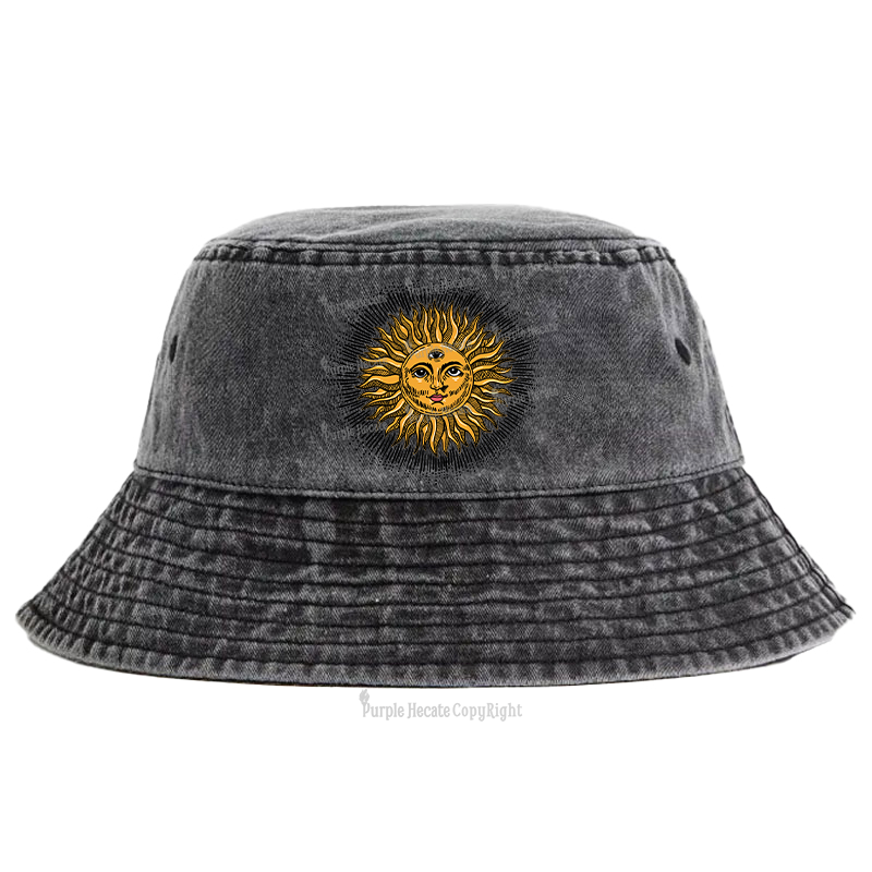 Purplehecate Sat Nam Bucket Hat