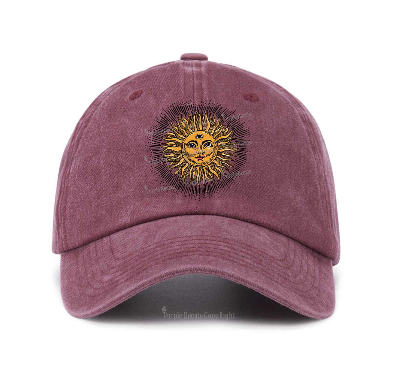 Purplehecate Sat Nam Baseball Cap