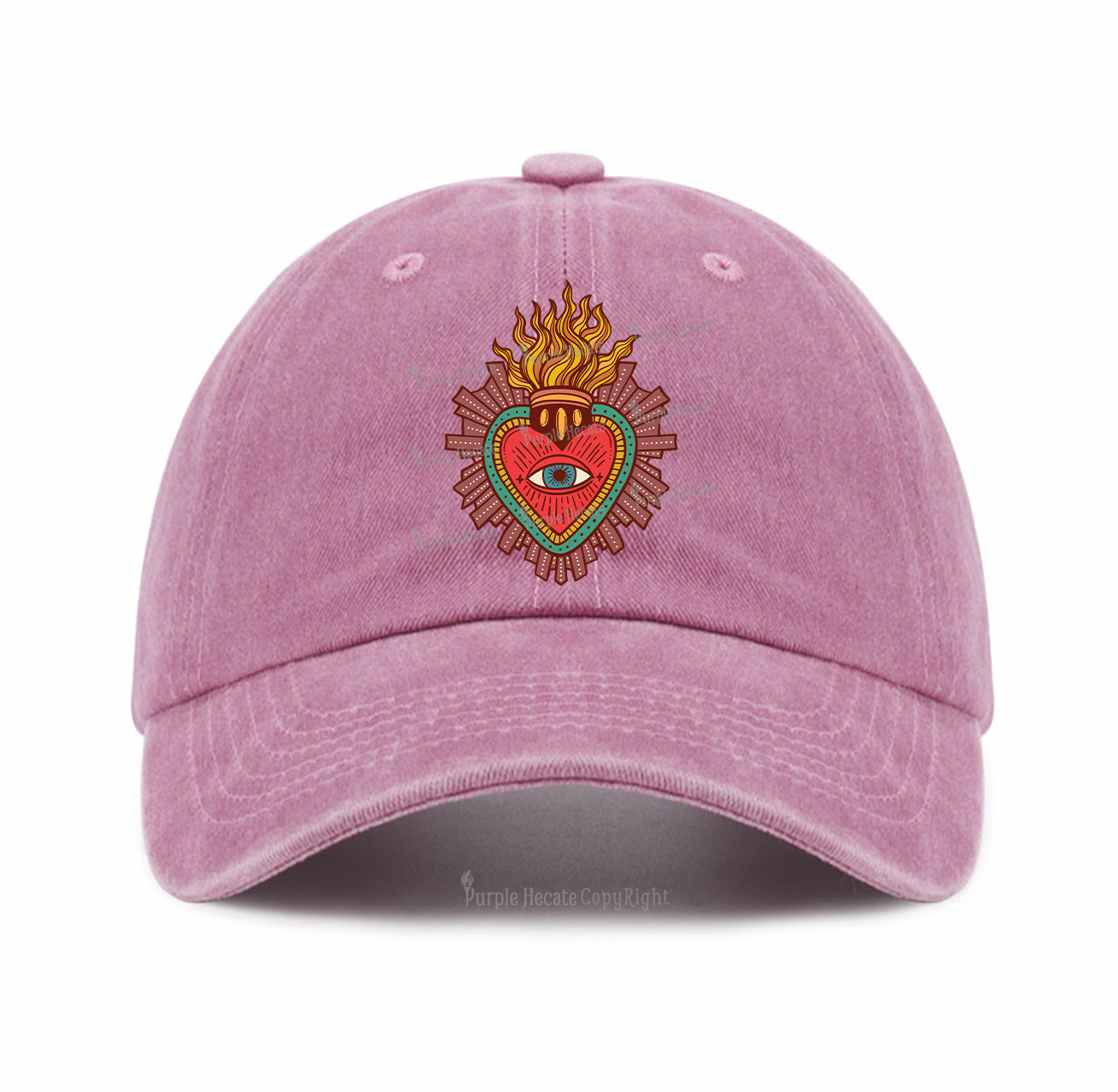 Purplehecate Sacred Heart Baseball Cap