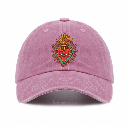 Purplehecate Sacred Heart Baseball Cap