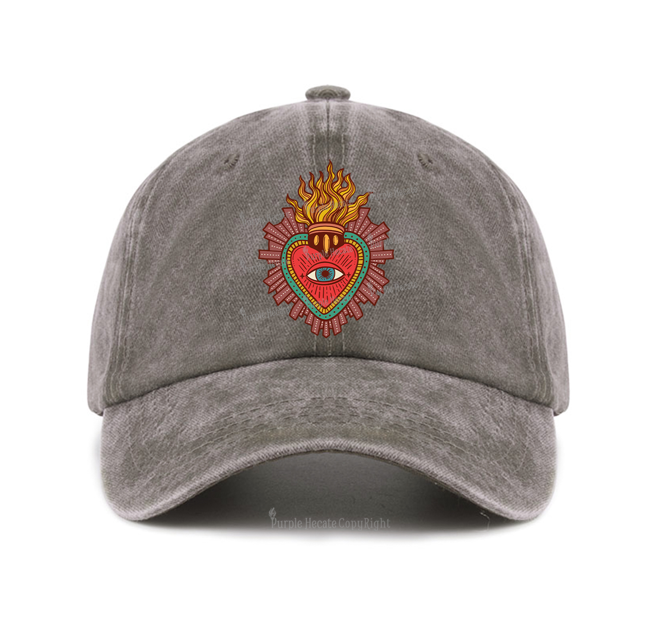 Purplehecate Sacred Heart Baseball Cap