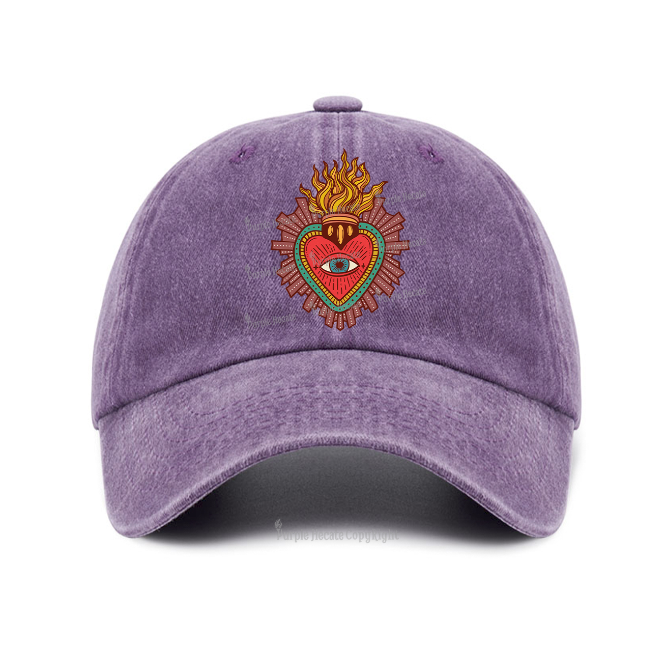 Purplehecate Sacred Heart Baseball Cap