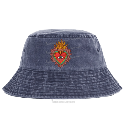 Purplehecate Sacred Heart Bucket Hat