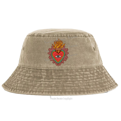 Purplehecate Sacred Heart Bucket Hat