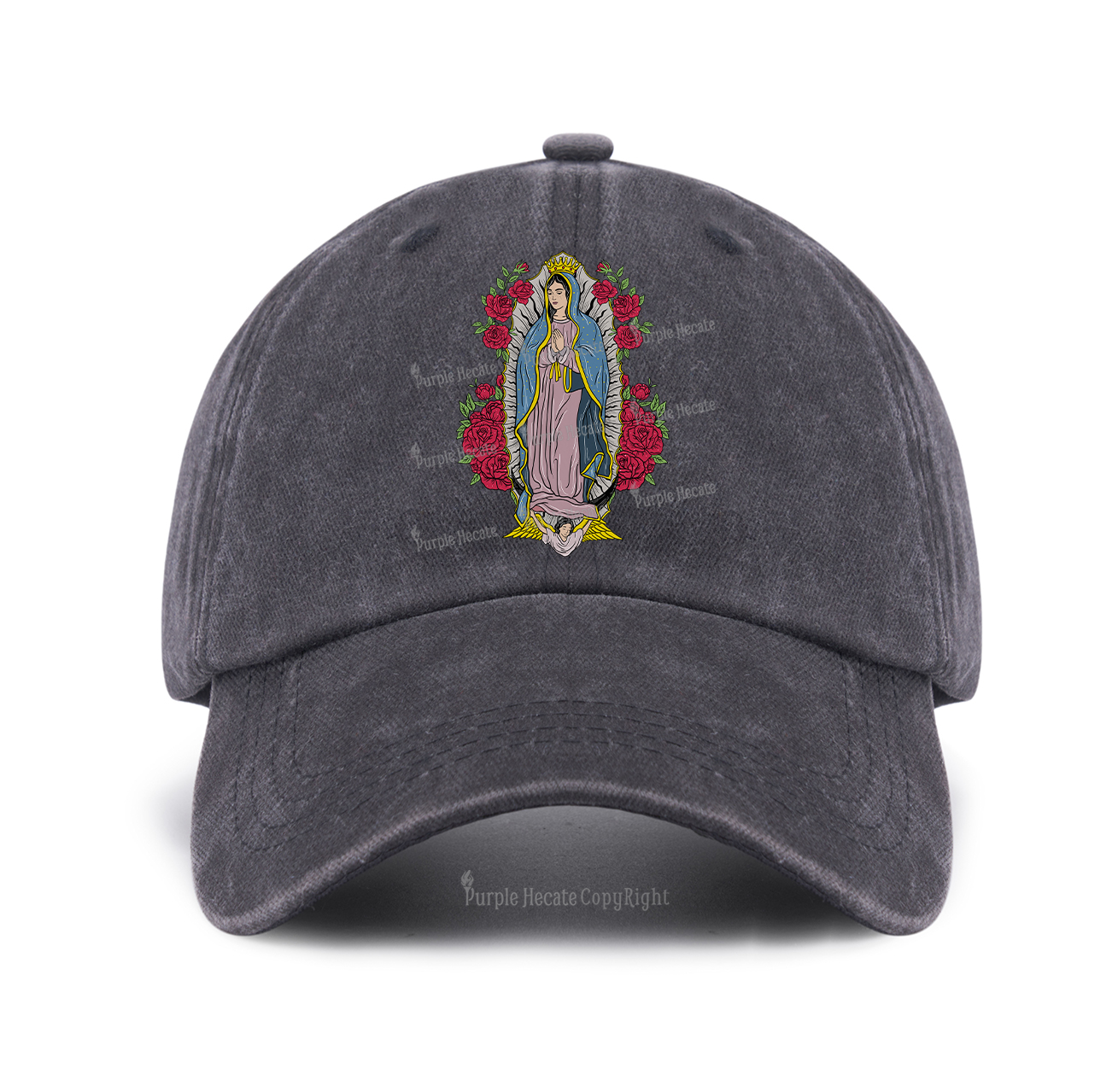 Purplehecate Mother Mary Baseball Cap