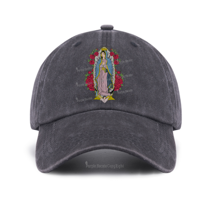 Purplehecate Mother Mary Baseball Cap